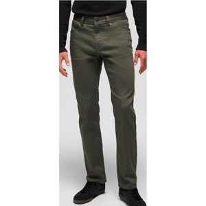 Prana Olive Green Breathe Slim Fit Pants 31x32 Outdoor Hiking Casual Trousers